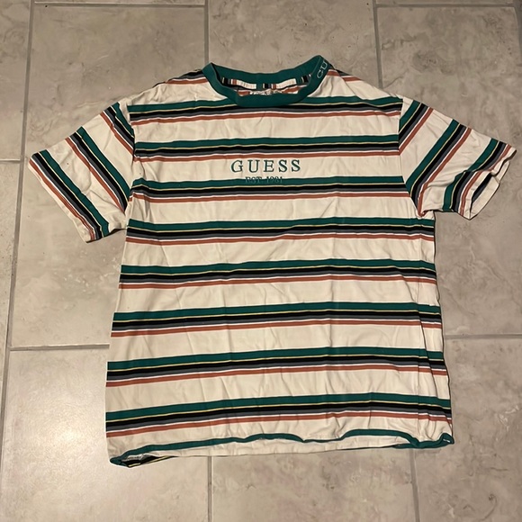 Guess Mens retro short sleeve t-shirt